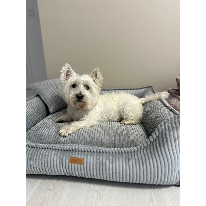 Orthopedic Dog Bed "MILANO" Grey - Dog beds - Sissys Pet Place