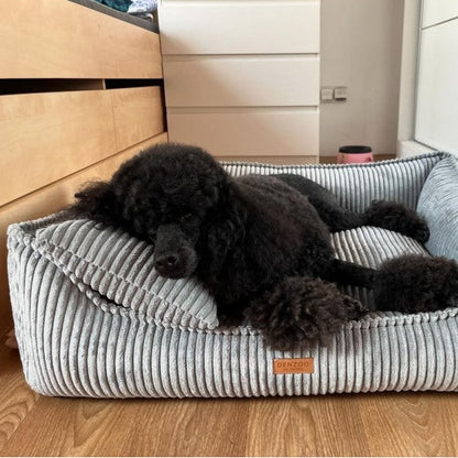 Orthopedic Dog Bed "MILANO" Grey - Dog beds - Sissys Pet Place