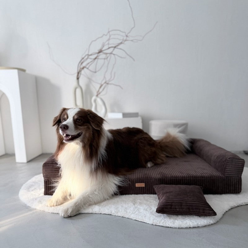Orthopedic Dog Bed "PARMA" Brown