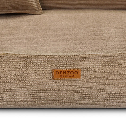Orthopedic Dog Bed "TORINO" Dark Beige - Dog beds - Sissys Pet Place