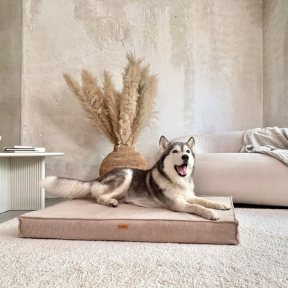 Orthopedic mattresses "Torino" Dark Beige - Dog beds - Sissys Pet Place
