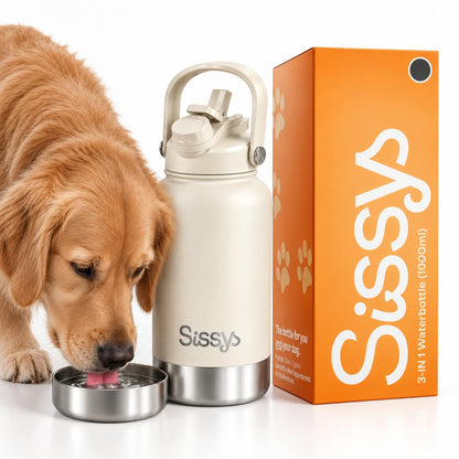 Sissys "DuoSip" 3 in Waterbottle for pets White